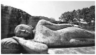 Sculpture at a Buddhist temple